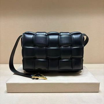 Bv Crossbody Bag In Black Lambskin