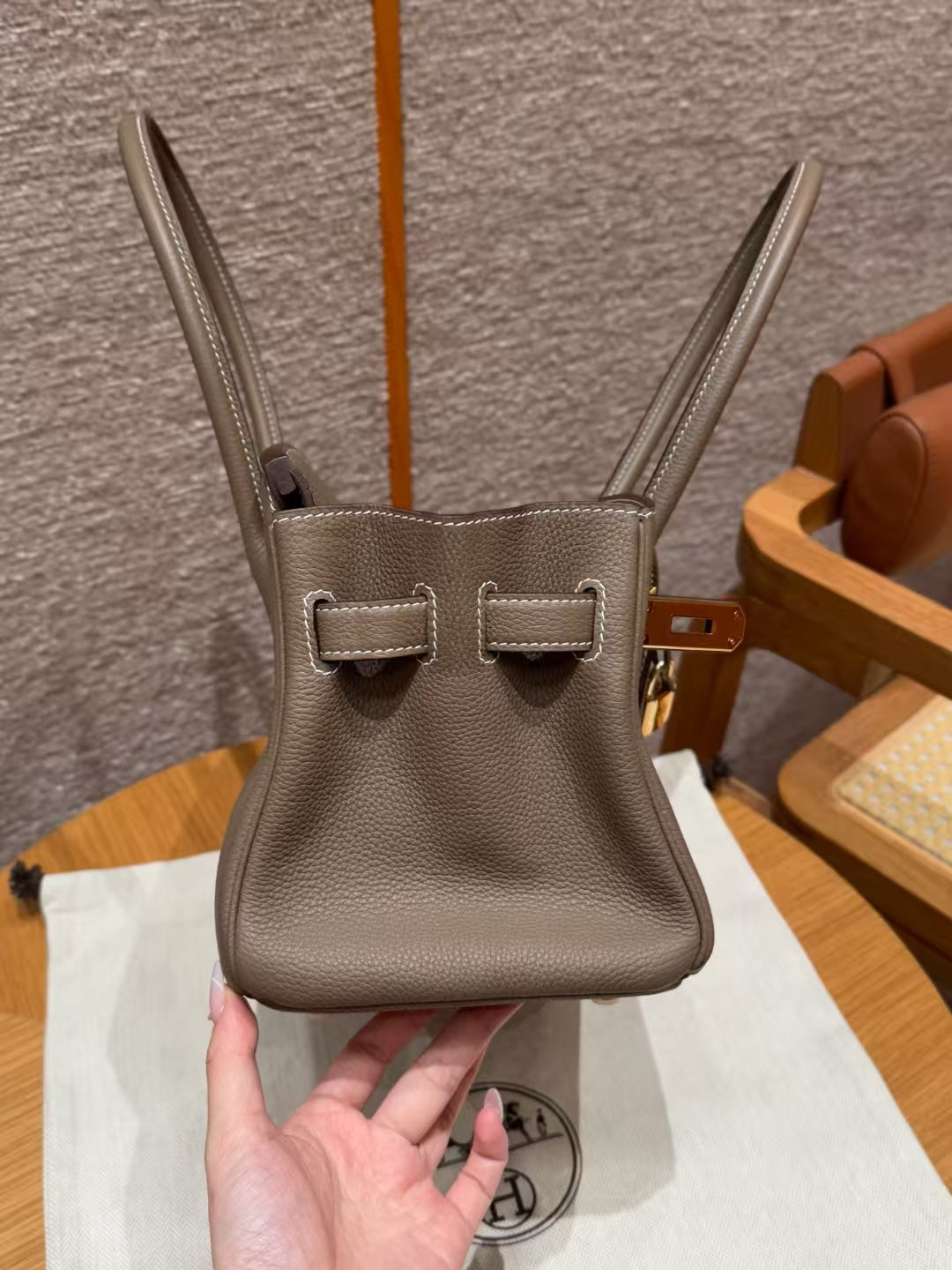 HM Shoulder Birkin 29 Brown Togo Leather With Gold Hardware