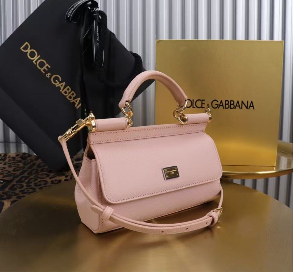 Db Sicily Bag Light Pink Dauphine Calfskin
