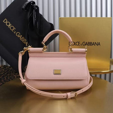 Db Sicily Bag Light Pink Dauphine Calfskin