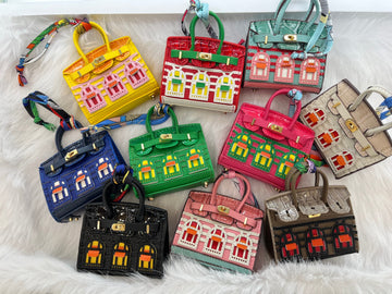 Hermes Charm Bag House Doll In Leather