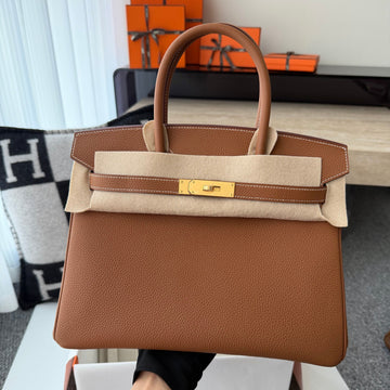 HM Birkin 25CM Brown Togo Leather Gold Hardware (made - To - Order)