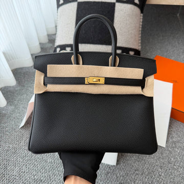HM Birkin 25CM Black Togo Leather Gold Hardware (made - To - Order)