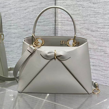 CD 26S Small Cigale Bag Grey Lambskin