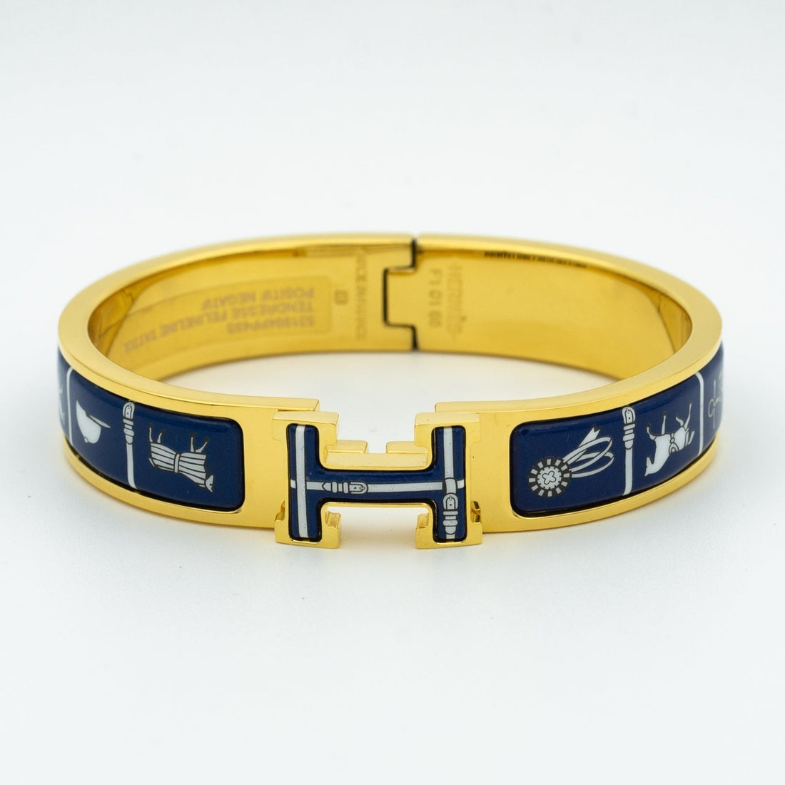 H Bracelet Blue Ceramic