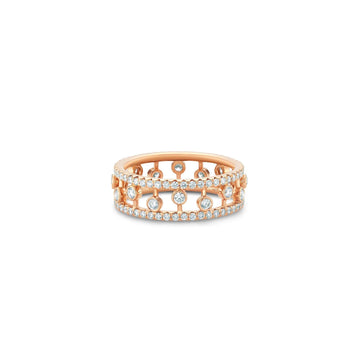 Dewdrop Diamond Paved Ring