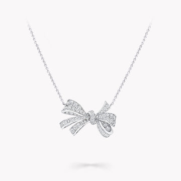 Tilda Box Classic Silver Diamond Necklace