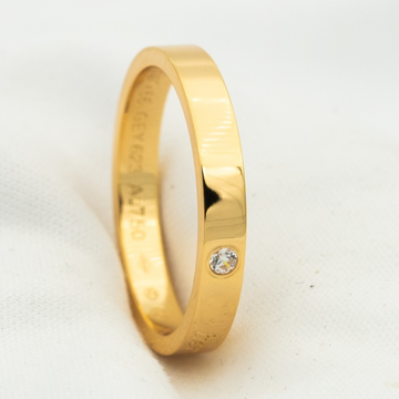 Love Ring 4MM 1 Diamond
