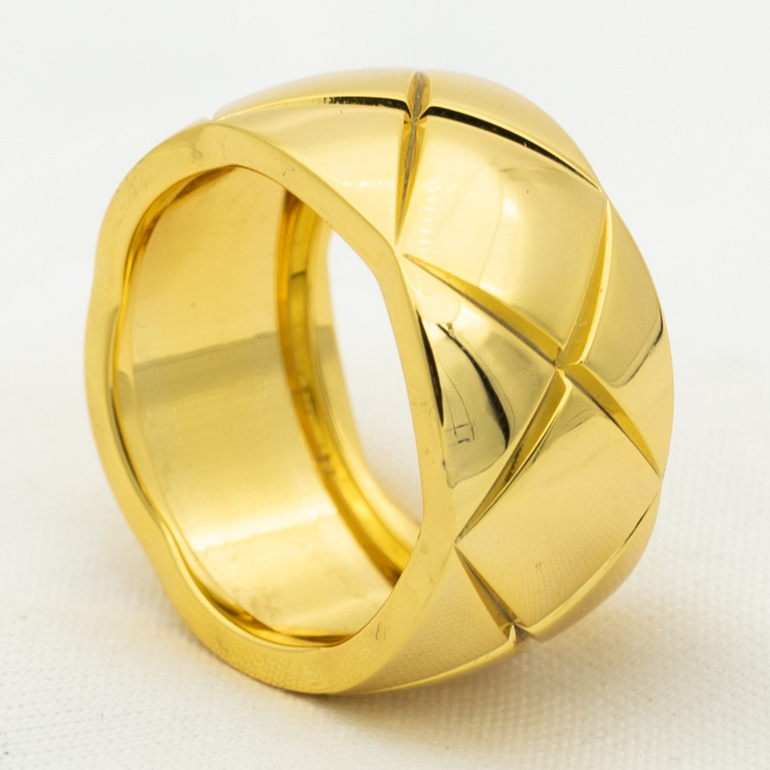 Crush Ring 10MM Quilted