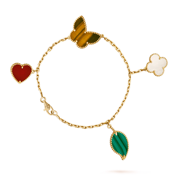 Heart Butterfly Clover Bracelet 4 Motifs