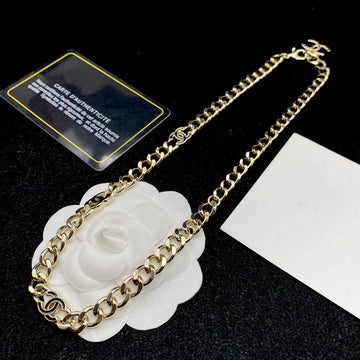 CC Black Necklace Gold Diamond