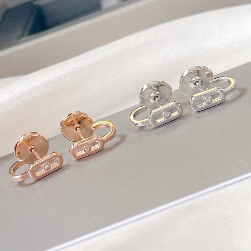 Creoles Move Uno Mini 1 Diamond Earrings