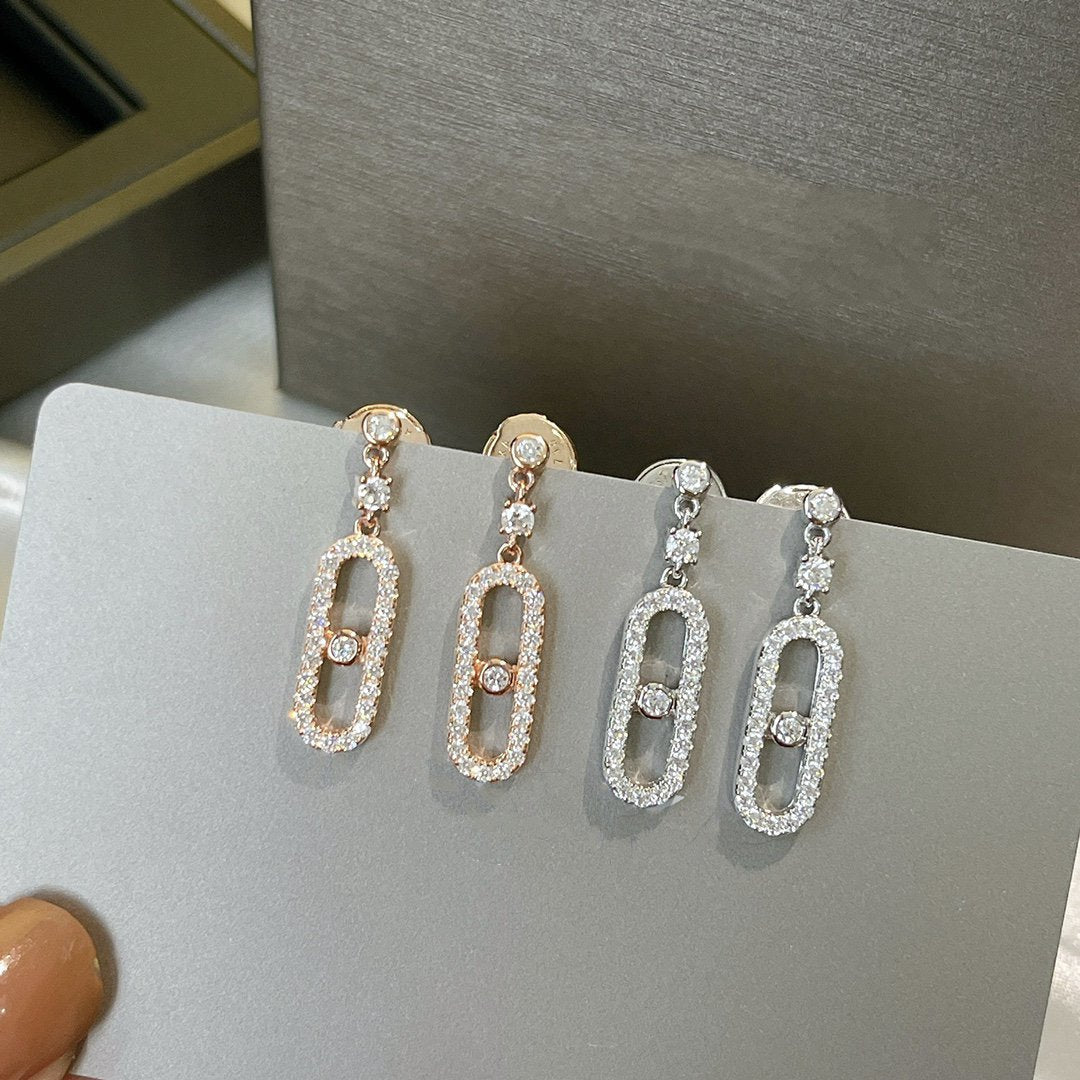 Dormeuses Move Uno Diamond Earrings