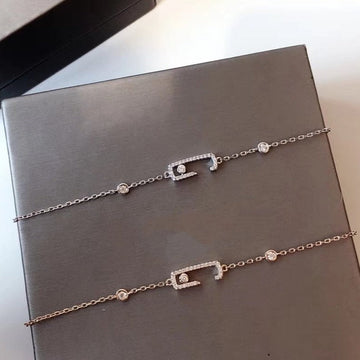 Move Uno Open Diamond Bracelet