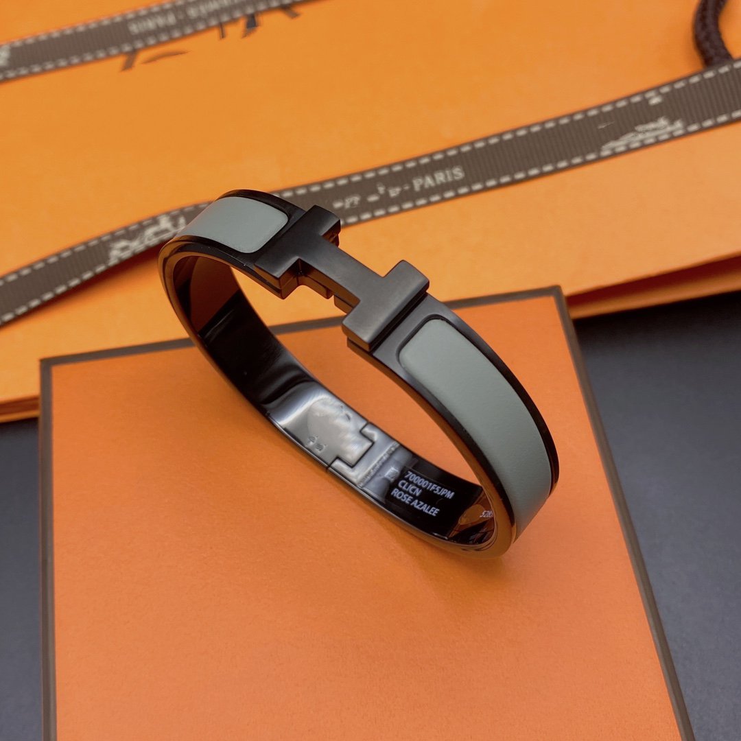 Clic Hm So Black Grey Bracelet