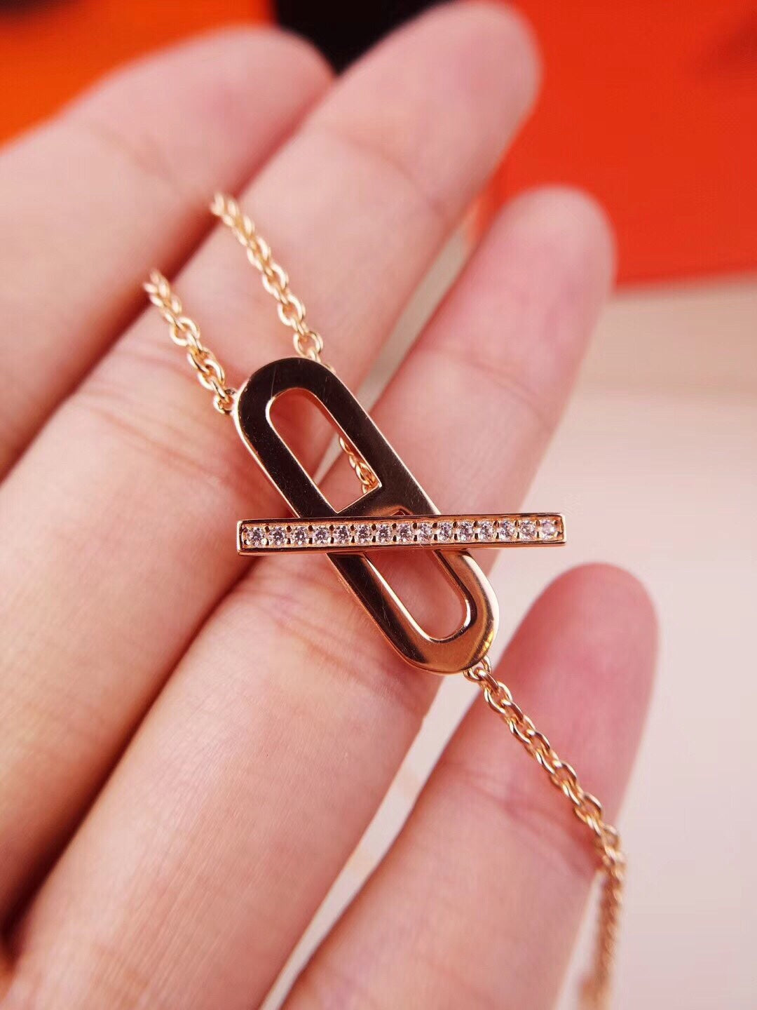 Hm Fire Pig Nose Necklace Trendy Street