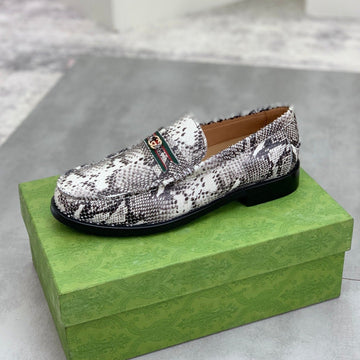 GG Loafer Men's Brown Python Leather