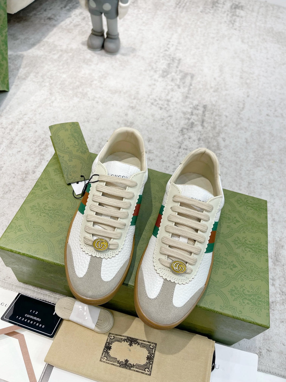 GG Sneakers Ardesia White Leather