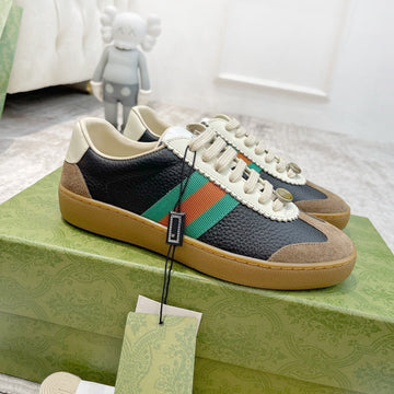GG Sneakers Ardesia Brown Black Leather