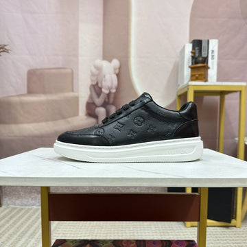 LV Mens Match Up Sneaker Monogram Black