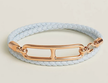 Hm Leather Strap Bracelet Pig Nose