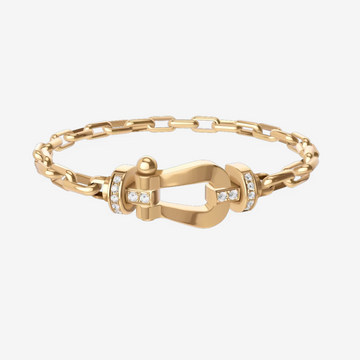 Force 10 Half Diamond Buckle Chain Link Large Model