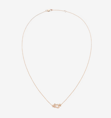 Force 10 Diamond Pink Gold Necklace Mini Model