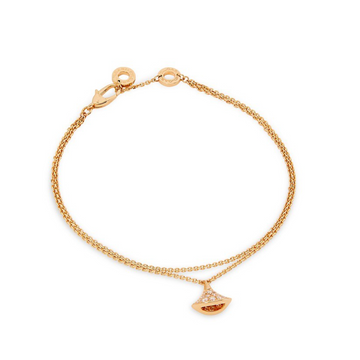 Dream 1 Motif Diamond Double Chain Bracelet