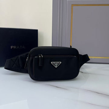 Prada Black Re-Nylon Belt Bag