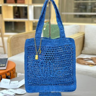 Chloé Summer Banana Bag 33CM Summery Raffia