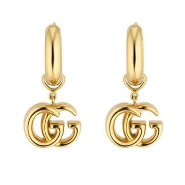 GG Hoop Earrings Antique Gold