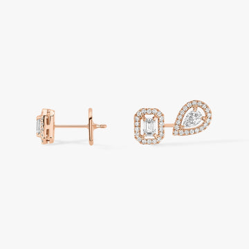 My Twin 2+1 Diamond Stud Earrings