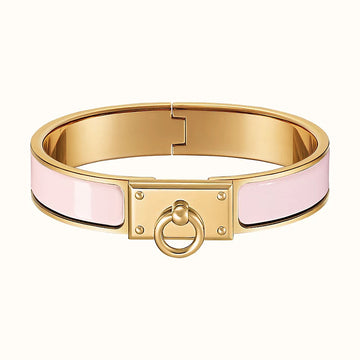 H Ring Lock Bracelet 12MM Light Pink