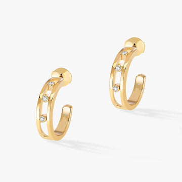 Creoles Move Classique Diamond Earrings
