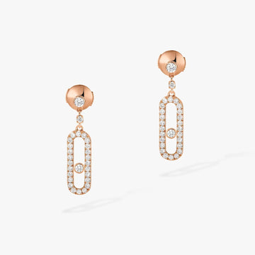 Dormeuses Move Uno Diamond Earrings