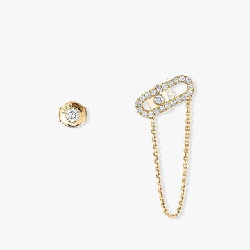 Move Uno Chaine Diamond Earrings