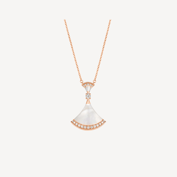 Dream Necklace Mop Pink Gold Diamond