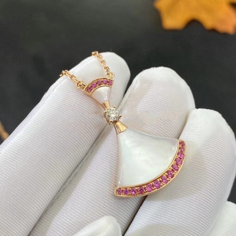 Dream Necklace Mop Pink Diamond
