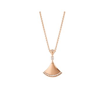 Dream Necklace Pink Gold Diamond