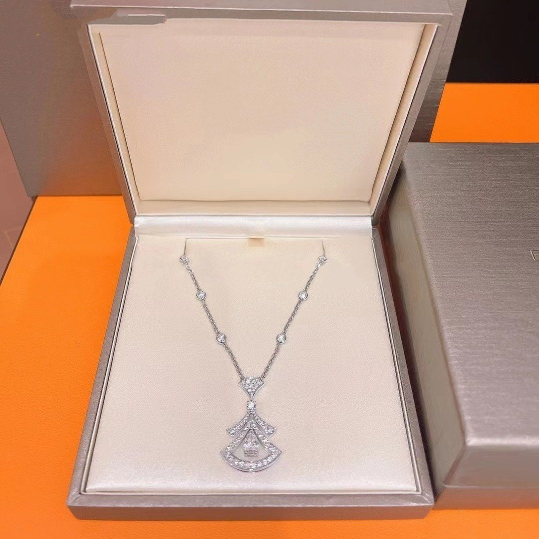 Dream Necklace White Diamond Silver