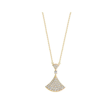 Dream Necklace Gold Full Diamond