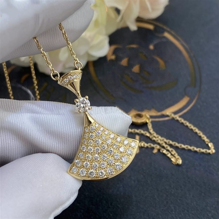 Dream Necklace Gold Full Diamond