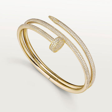 Juste Bracelet 3.5mm Double Row Full Diamond