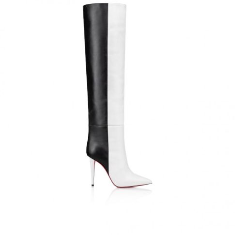 Cl Astrilarge Botta 100 Mm Boots Calf Leather Bianco