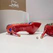 Cl Brodiriza Embellished D'orsay Pumps 100MM Satin Multicolor