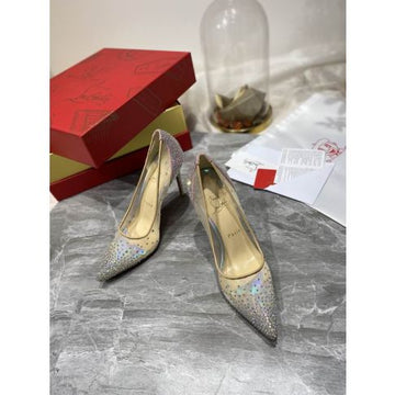 Cl Follies Strass Pumps 100MM Glitter Multicolor