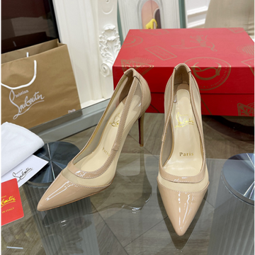 Cl Galativi Pumps 85MM Mesh And Leather Nude