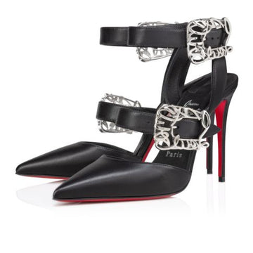 Cl Giddylina 100 Mm Strappy Pumps Nappa Leather Black
