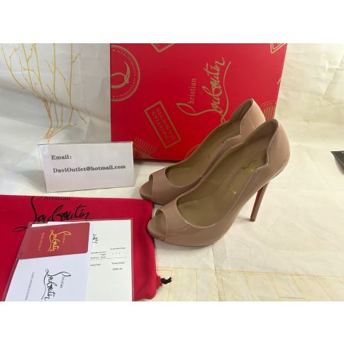 Cl Hot Chick Alta 120 Mm Pumps Patent Leather Blush