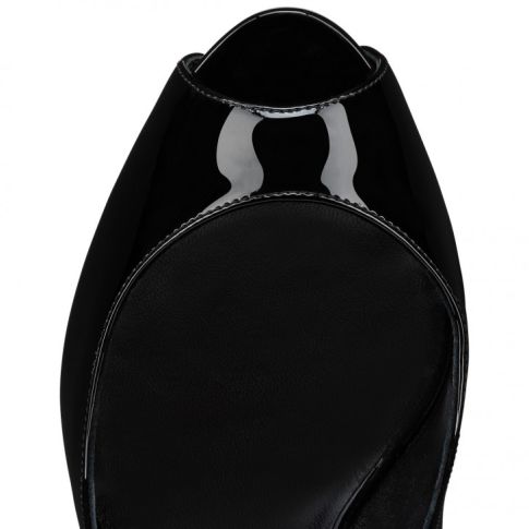 Cl Hot Chick Alta 120 Mm Pumps Patent Leather Black